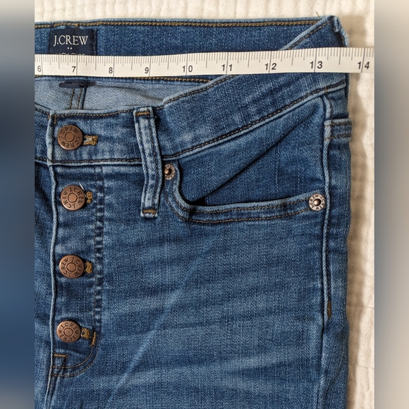 J Crew High Rise Button Fly Skinny Jean - Picture 3 of 10